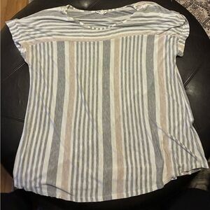 Striped Casual Women's Top